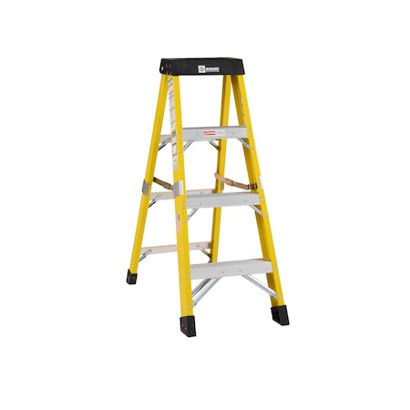 BAUER LADDER 4 ft Fiberglass Stepladder 35004